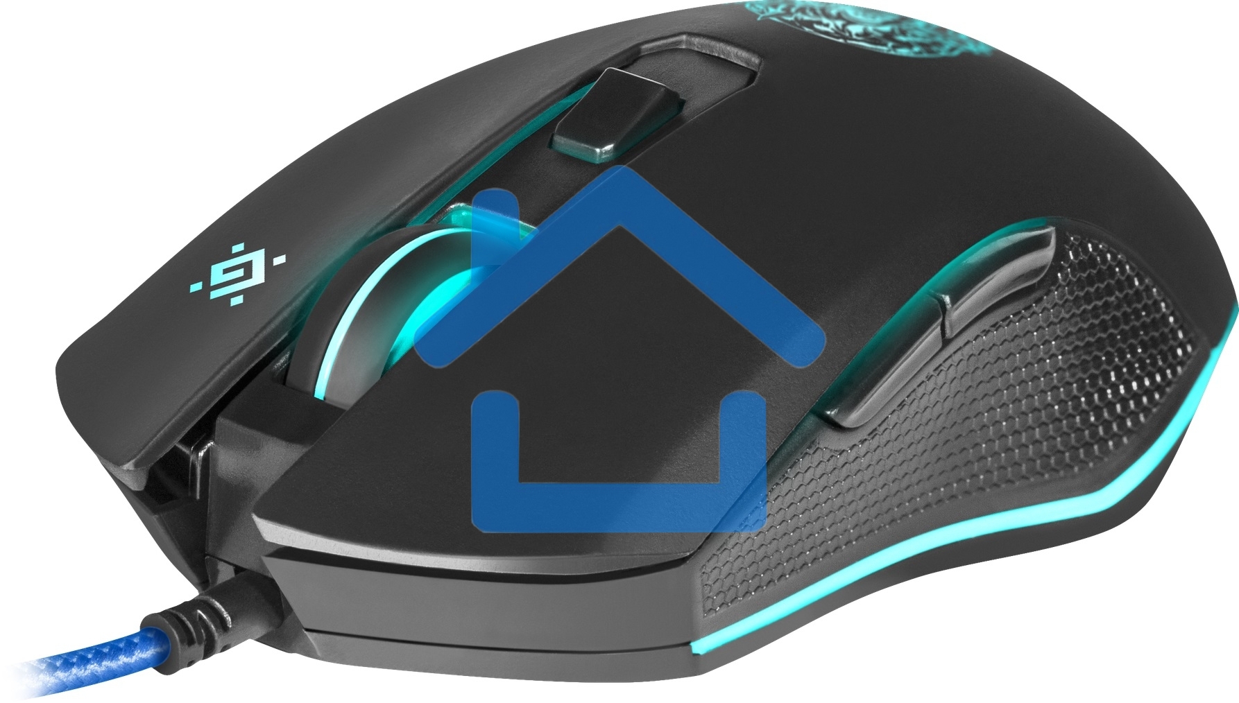 Мышь проводная Defender Sleipnir GM-927 черный, 12800 dpi, USB, кнопки - 6