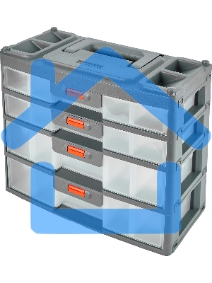 Органайзер Blocker Expert BR3789 4отд. серый/оранжевый (BR3789СРСВЦОР)