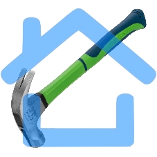 Молоток-гвоздодер СИБРТЕХ,450г, с магнитом, фибергласовая обрезиненная рукоятка СИБРТЕХ 10441