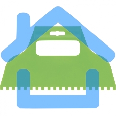 Шпатель для клея Сибртех пластмассовый, зубчатый 6х6 мм 86015