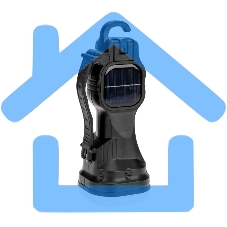 Фонарь кемпинговый с солнечной батареей и крюком Rexant