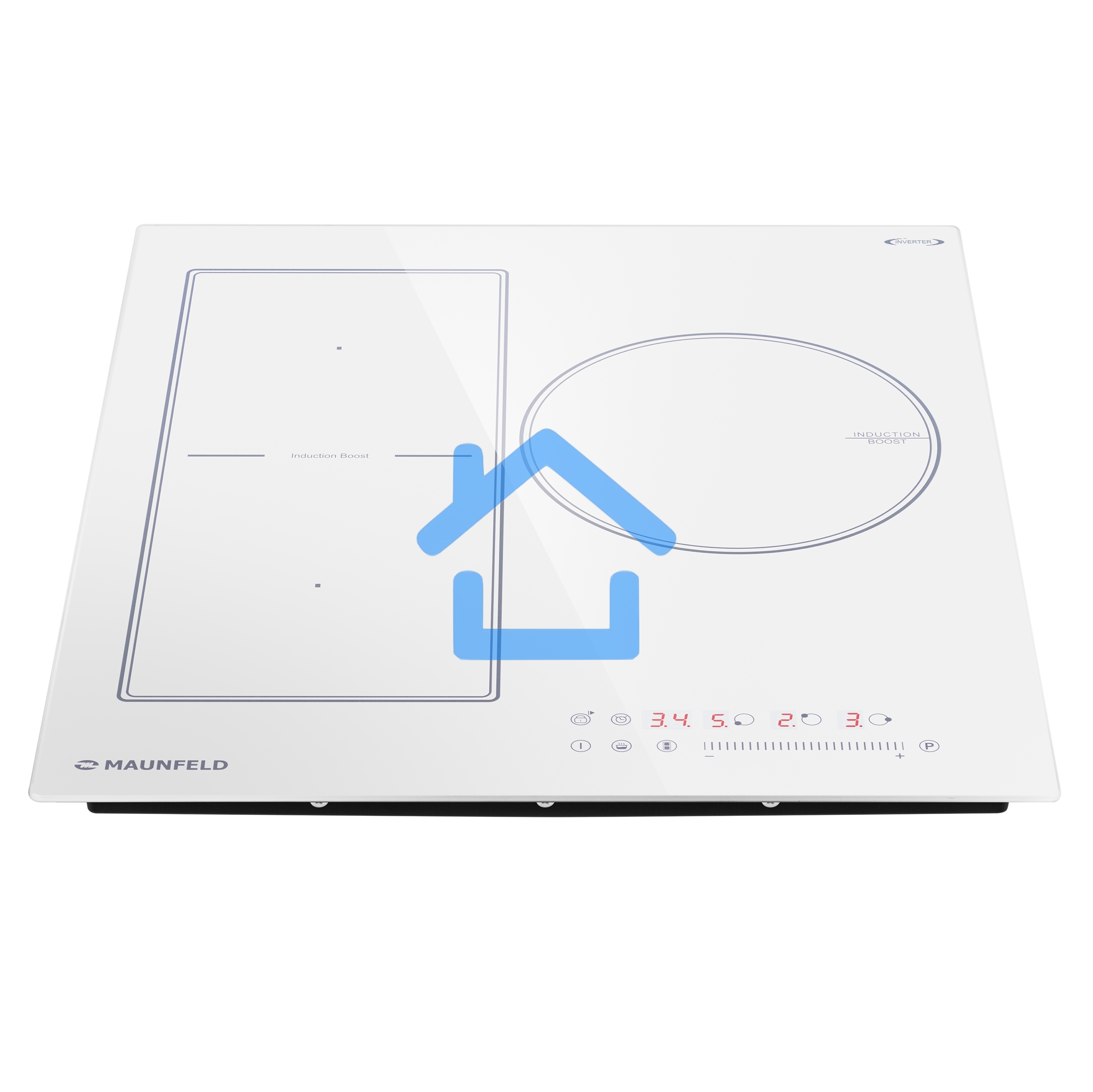 Индукционная варочная панель Maunfeld CVI453SBWH Inverter