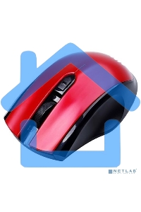 Мышь беспроводная Acer OMR032 черный/красный, 1600 dpi, радиоканал, USB, кнопки - 4