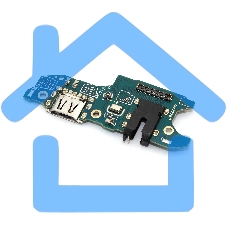 Шлейф (нижняя плата) с разъемом зарядки и микрофоном для OPPO A17