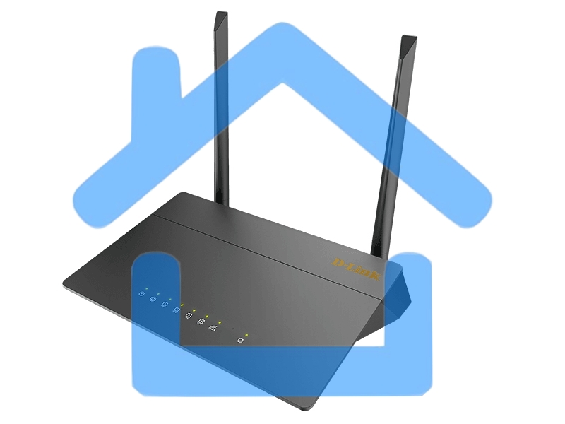 Маршрутизатор D-Link Беспроводной маршрутизатор N300 с гигабитным оптическим WAN-портом