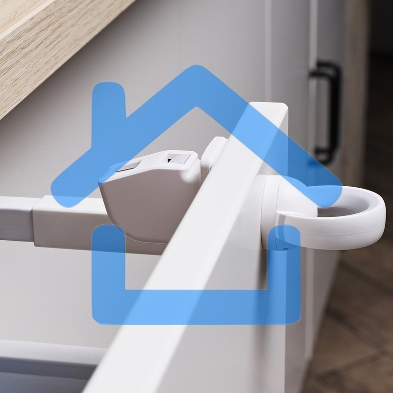 Внутренний магнитный замок блокиратор для выдвижных ящиков 4 шт. 