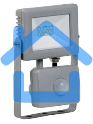 Прожектор Iek LPDO702-10-K03 СДО 07-10Д светодиодный серый с ДД IP44 IEK