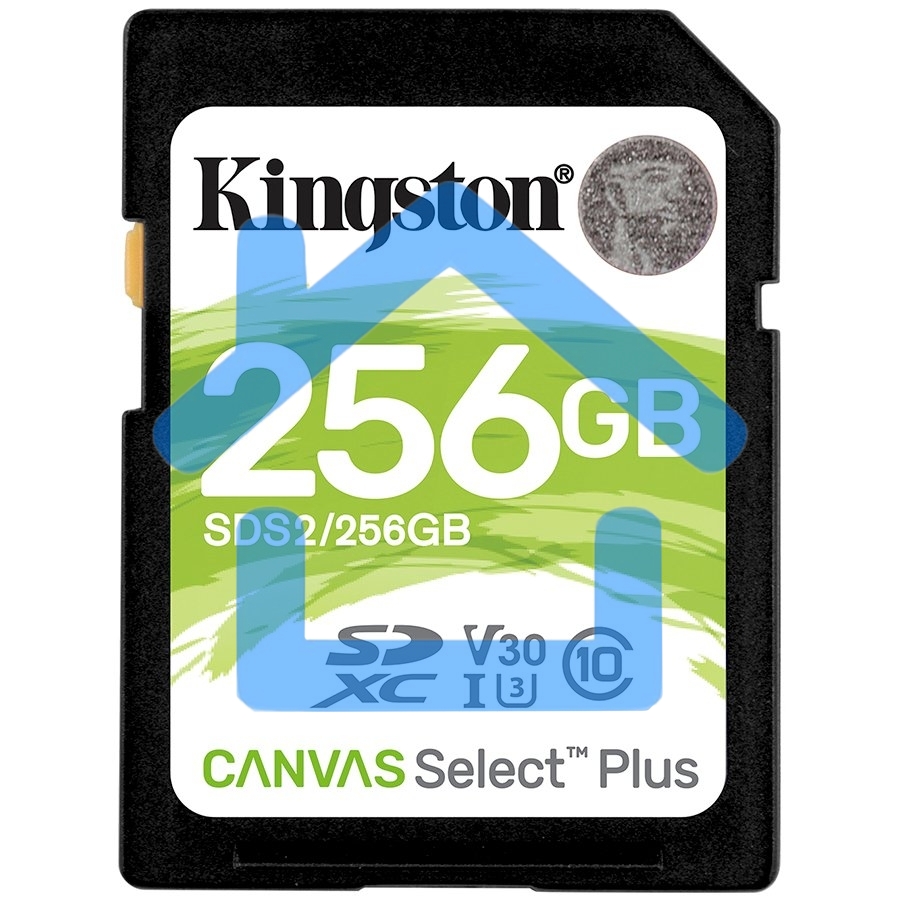 Флеш карта SDXC 256Gb Class10 Kingston <SDS2/256Gb>, Canvas Select 100R CL10 UHS-I