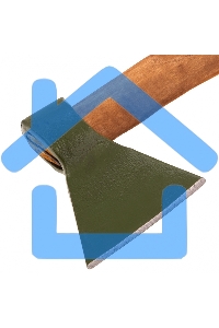 Топор кованный, в сборе, 1200/1550 г, деревянное топорище, 500 мм, Б3 Сибртех