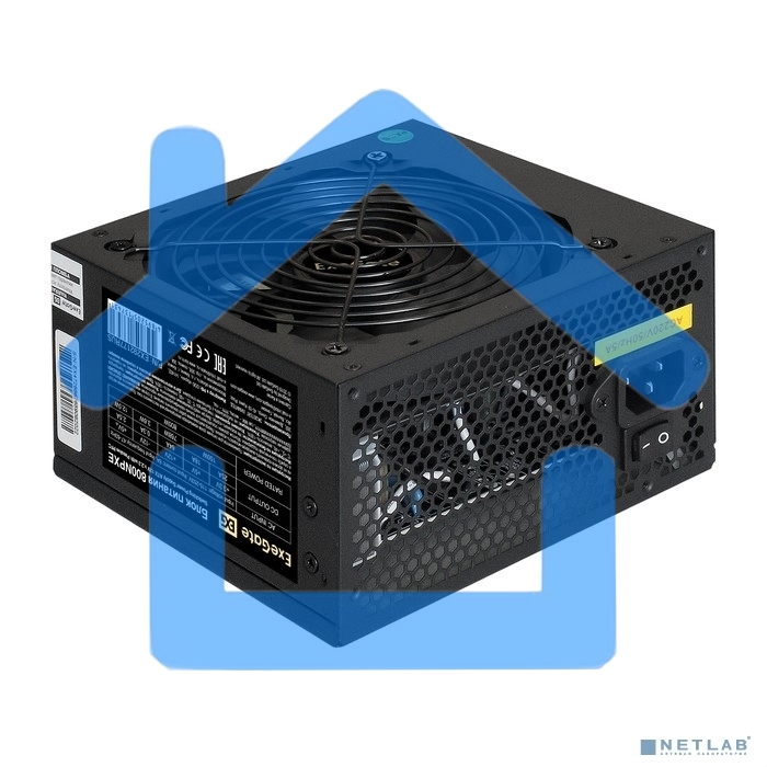 Блок питания ExeGate 800NPXE (EX292177RUS), 800Вт, 120мм, черный