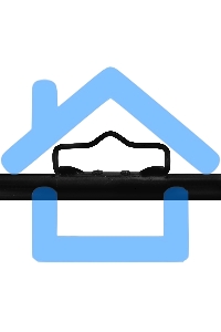 Экран Cactus 180x180см Map type CS-PSRM-180x180-BK 1:1 настенно-потолочный рулонный черный