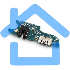 Шлейф (нижняя плата) с разъемом зарядки и микрофоном для OPPO A17