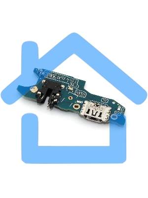 Шлейф (нижняя плата) с разъемом зарядки и микрофоном для OPPO A17