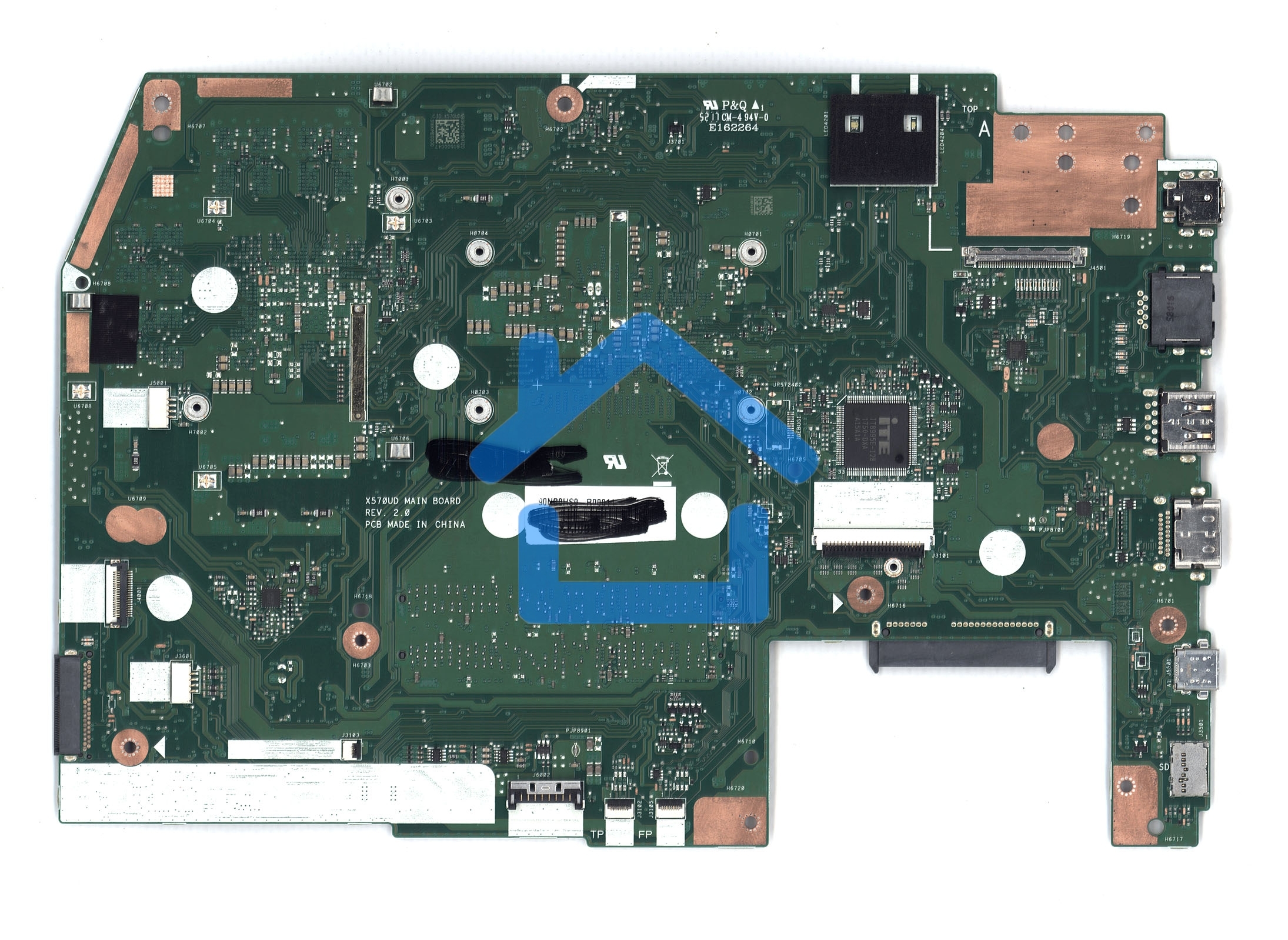 Материнская плата для Asus X570UD I7-8550U 90NB0HS0-R00011