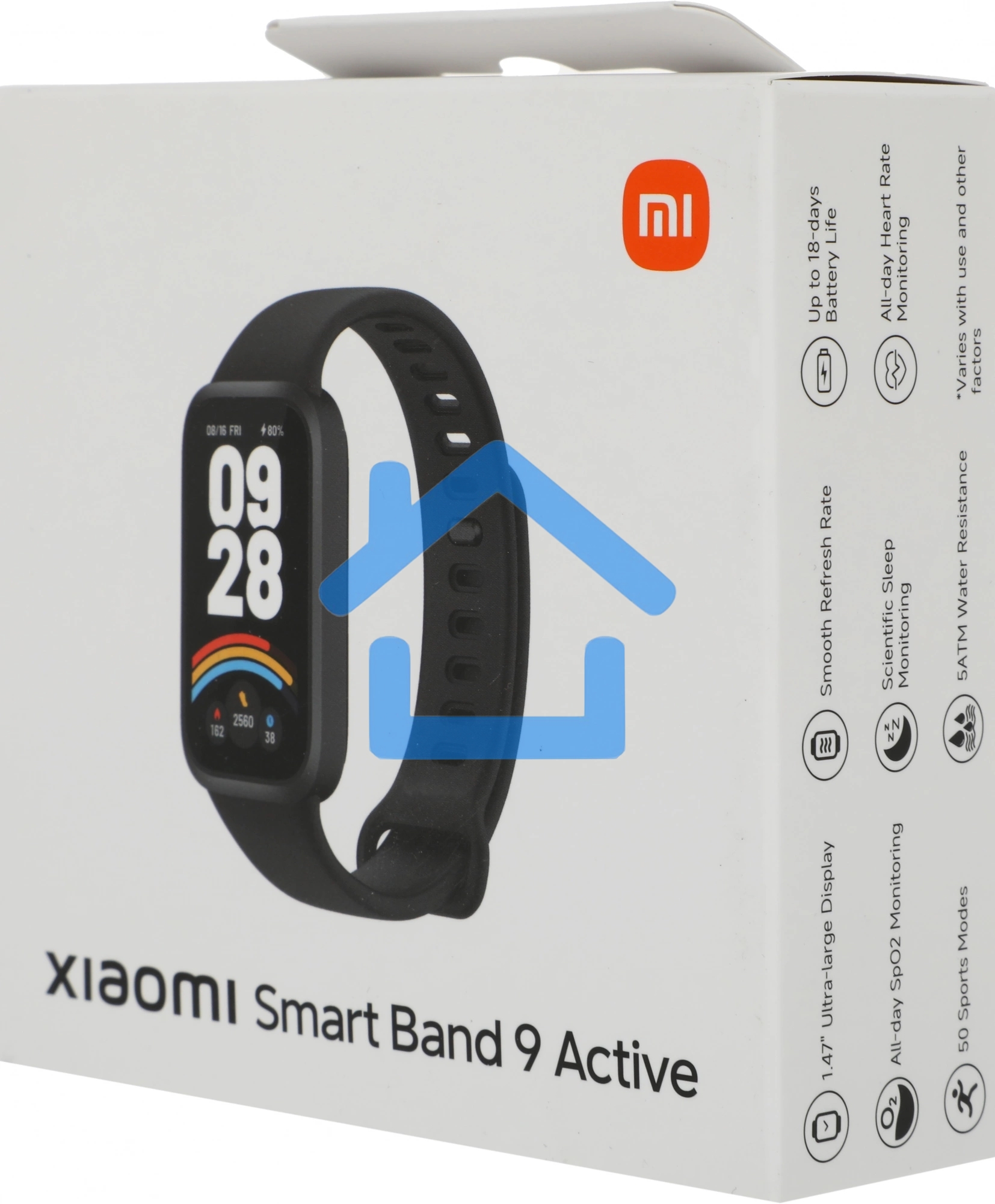 Фитнес трекер Xiaomi Smart Band 9 Active черный M2435B1 (BHR9444GL)