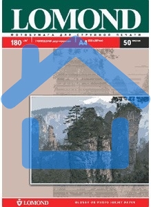 Бумага Lomond 0102065 A4/180г/м2/50л. глянцевая для струйной печати до 2880dpi hv