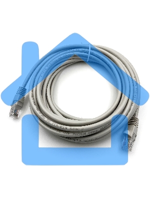 Патч-корд Buro UTP cat5E 7м серый RJ-45 (m)-RJ-45 (m)