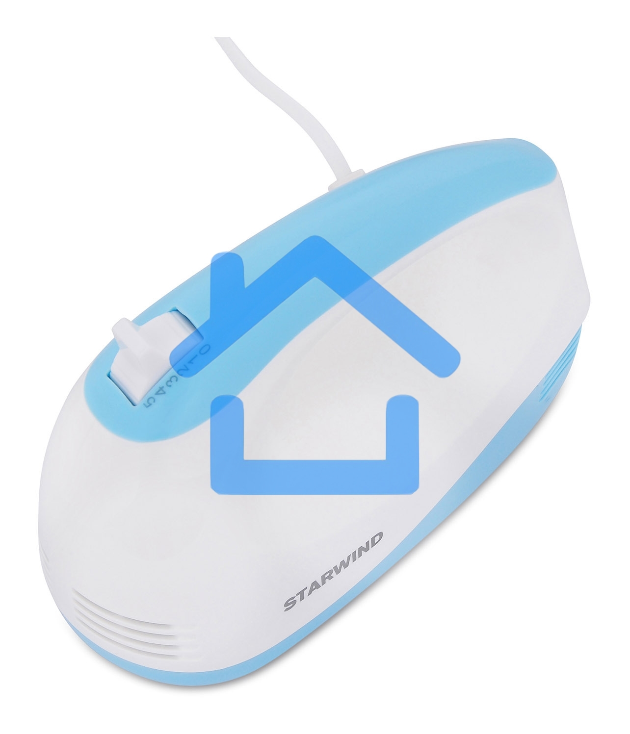Миксер ручной Starwind SHM-261 250Вт белый/голубой