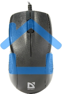 Мышь проводная Defender Optimum MB-160 черный, 1000 dpi, USB, кнопки - 3