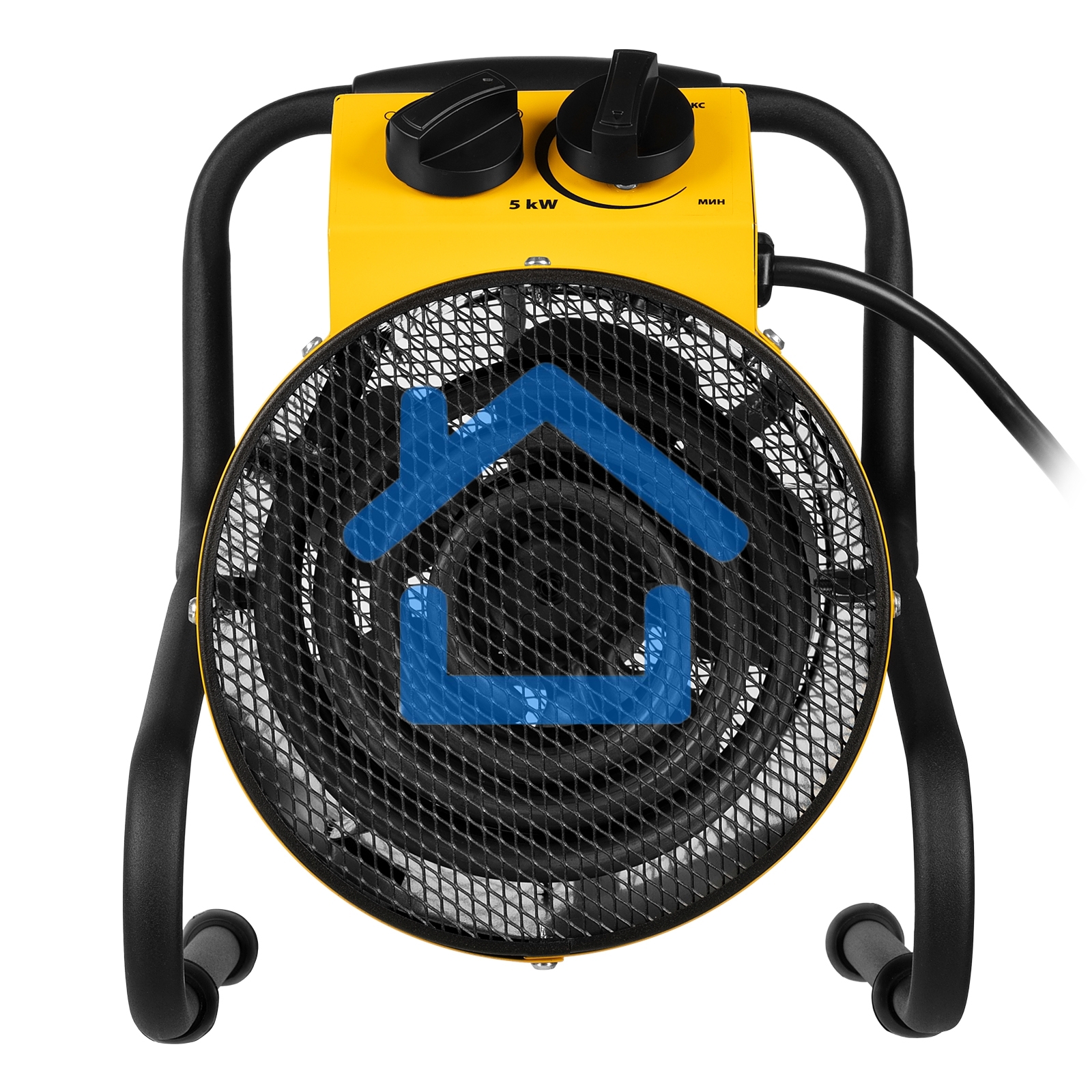 Тепловая пушка Denzel SFH-5000, 230 В, 400 м3/ч, 3 реж. вентилятор, 3000/4500 Вт