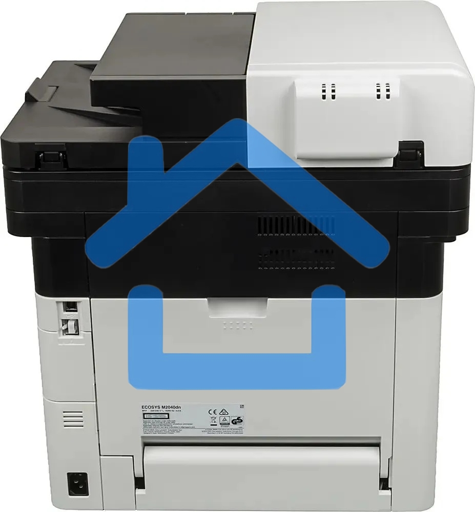 МФУ лазерное Kyocera Ecosys M2040dn (Азия) (1102S33AX0), A4, ч/б, печ. до 40 стр/мин., скан. до 40 стр/мин. (ч/б) 23 стр/мин. (цвет), 1200 x 1200 dpi (печать) 600x600dpi (скан.), USB, RJ-45 (старт.картр. TK-1178)