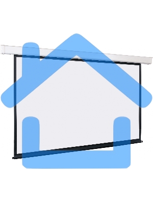 Экран с электроприводом Lumien Eco Control 177x80 см (раб. область 169х272 см) Matte White черная кайма по периметру 16:9