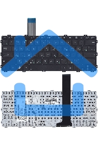 Клавиатура для ноутбука Asus X301 X301A X301K черная