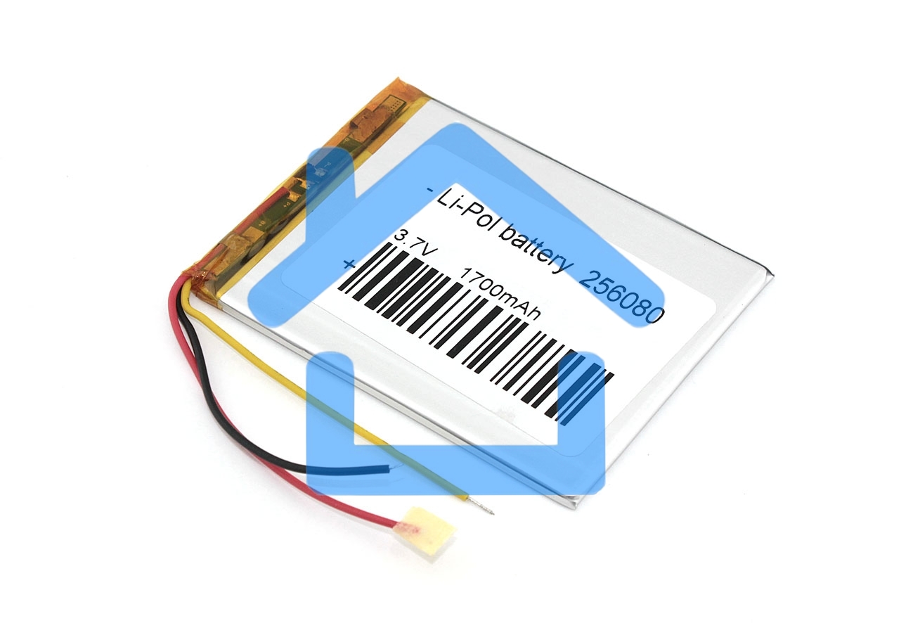 Аккумулятор Li-Pol (батарея) 2.5*60*80мм 3pin 3.7V/1700mAh