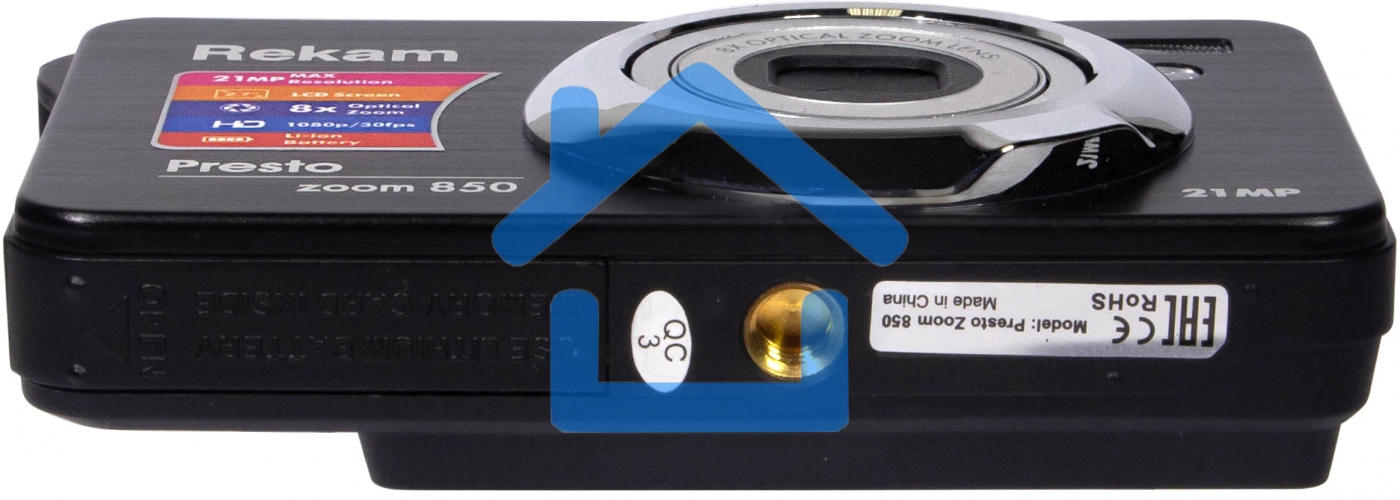 Фотоаппарат Rekam Presto zoom 850 bl черный 21Mpix 2.7