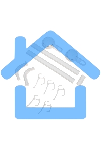 Вешалка для полотенец настенная HALSA HLS-F-105W на вакуумной присоске, 5 крючков