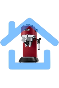 Кофеварка эспрессо DeLonghi EC685.R красный, исп. кофе - молотый/чалды, 1.1 л, 1350 Вт, 15 Бар.