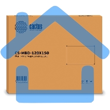 Демонстрационная доска Cactus CS-MBD-120X150 магнитно-маркерная, лак, 120x150см, алюминиевая рама белый