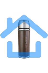 Термос BIOSTAL-Охота NYP-1000P, 1л, узкое горло,с крышкой-чашкой, кож. вставка, доп. пробка.(в уп. 12 шт) &