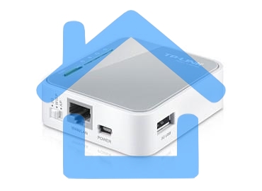 Маршрутизатор беспроводной TP-Link SOHO TL-MR3020 10/100BASE-TX