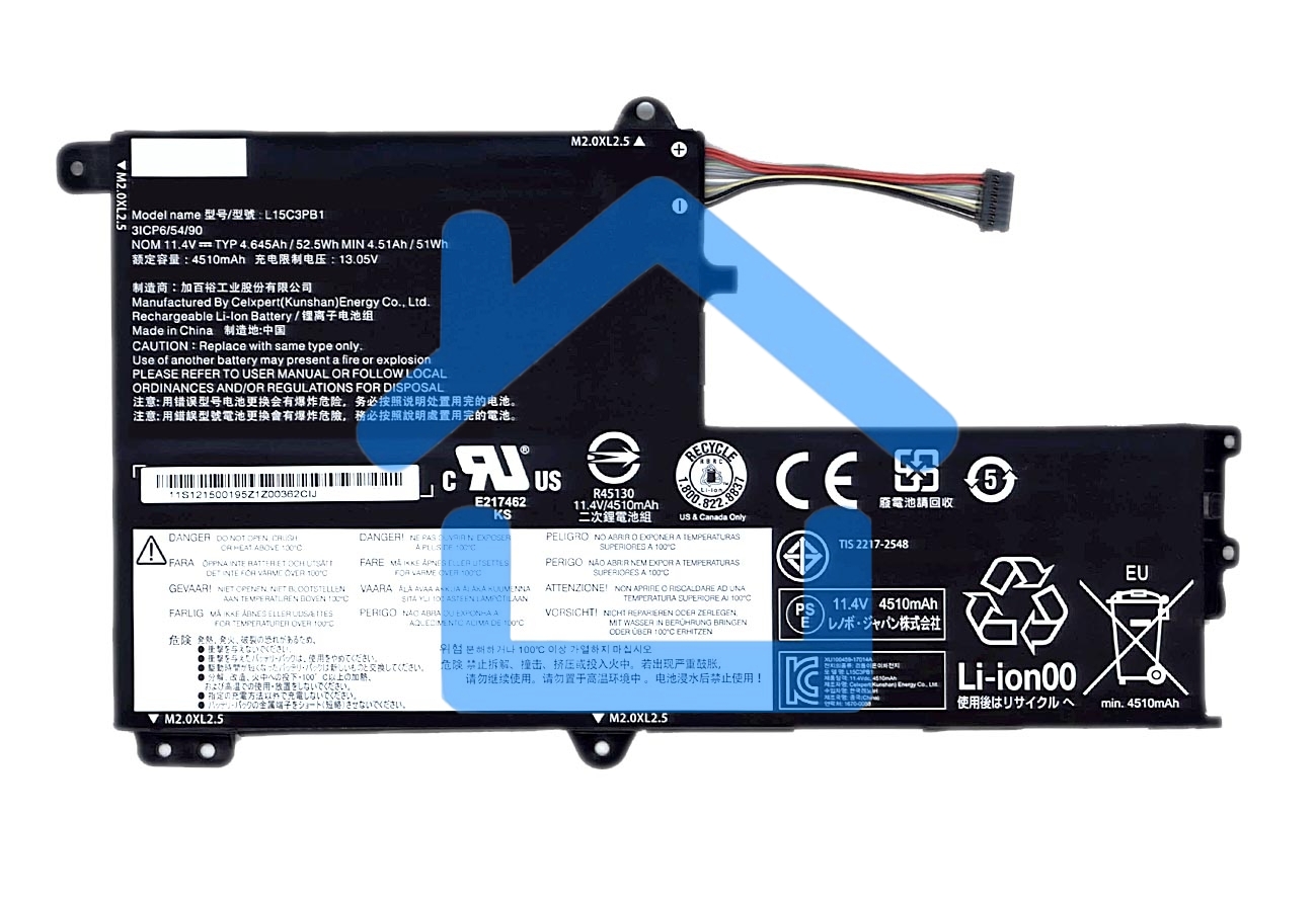 Аккумуляторная батарея для ноутбука Lenovo Ideapad Flex 4 1470 11.4V 4610mAh