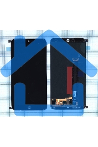 Дисплей для Meizu 15, черный с рамкой