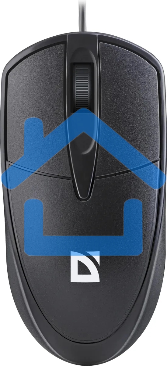 Мышь проводная Defender Trace MB-989 черный, 1000 dpi, USB, кнопки - 3