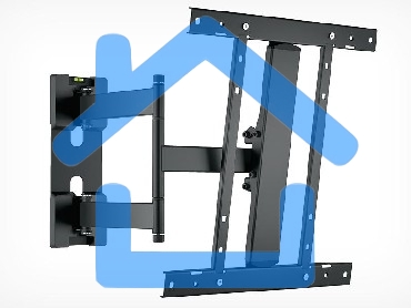 Кронштейн для LCD Holder LCD-SU4601-B черный, диагональ экрана 26″–50″до 35кг.
