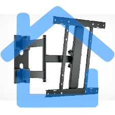 Кронштейн для LCD Holder LCD-SU4601-B черный, диагональ экрана 26″–50″до 35кг.