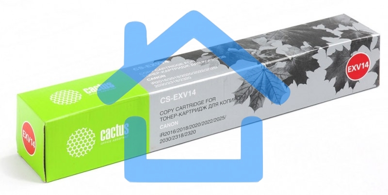 Картридж лазерный Cactus CS-EXV14 черный (8300 стр.) для Canon iR2016/2018/ 2020/ 2022/ 2025/ 2030/ 2318/2320