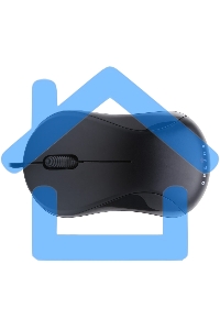 Мышь проводная Oklick 115S черный, 1200 dpi, USB, кнопки - 3