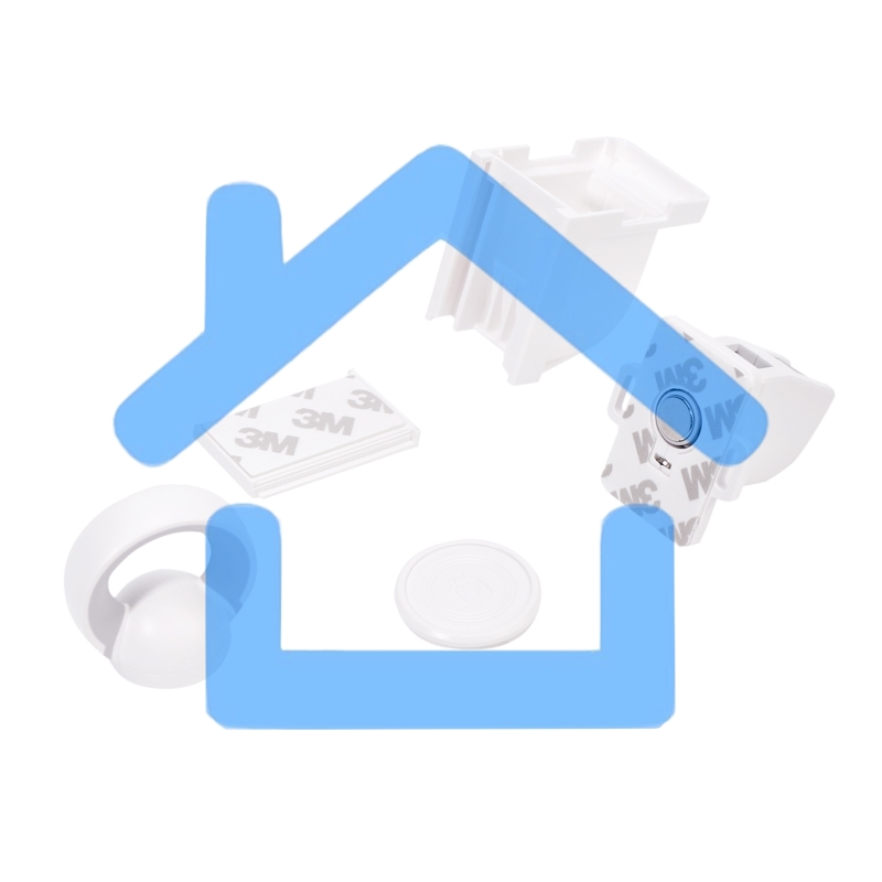 Внутренний магнитный замок блокиратор для выдвижных ящиков 4 шт. 