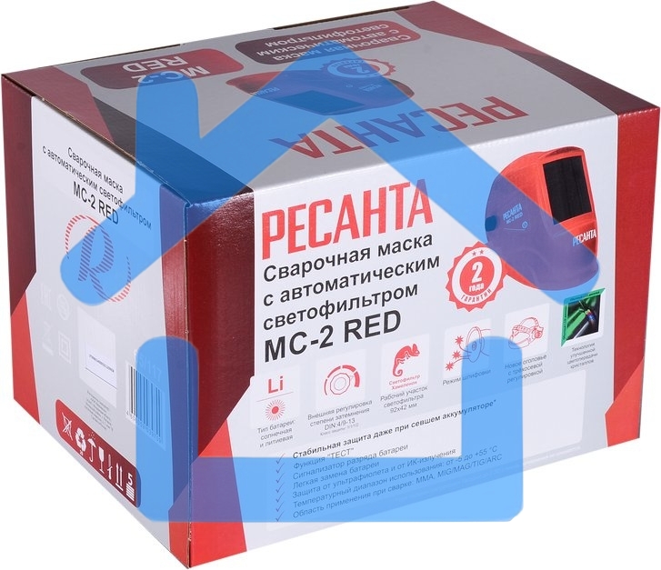 Сварочная маска МС-2 RED Ресанта