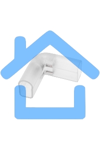 Коннектор L для одностороннего гибкого неона Neon-night 8х16мм (цена за 1 шт.)