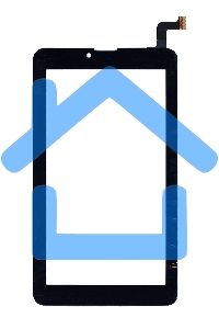 Сенсорное стекло (тачскрин) для Prestigio Wize 1177 4G, черное