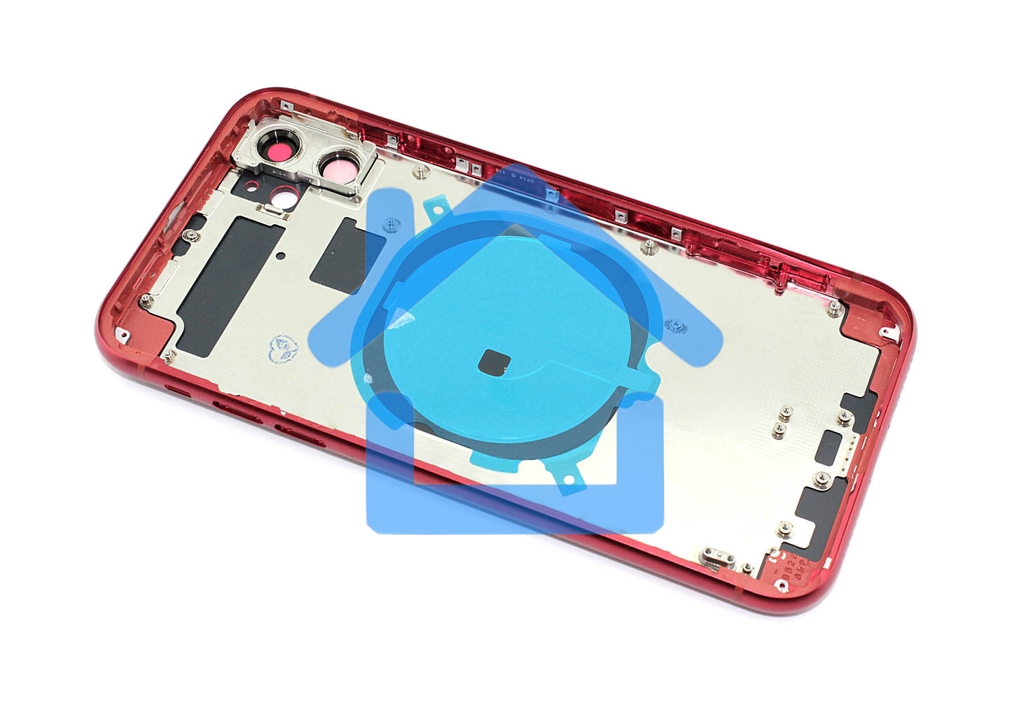 Задняя крышка (корпус) в сборе с рамкой для Apple iPhone 11 красная