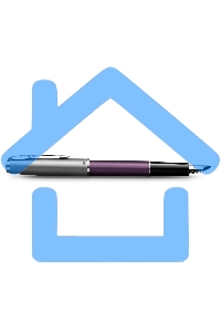 Ручка перьевая Parker Sonnet Essentials SB F545 (CW2169366) LaqViolet CT F сталь нержавеющая, подарочная коробка