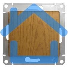 Механизм выключателя 1-кл. СП GLOSSA 10А IP20 10AX дер. дуб SchE GSL000511