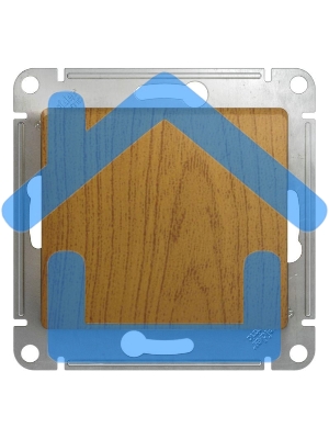 Механизм выключателя 1-кл. СП GLOSSA 10А IP20 10AX дер. дуб SchE GSL000511