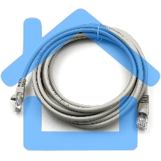 Патч-корд Buro UTP cat5E 5м серый RJ-45 (m)-RJ-45 (m)